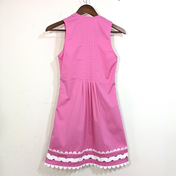 NEW CK Bradley Pink & White Louisa Dress - Size XS Womens - Picture 6 of 9